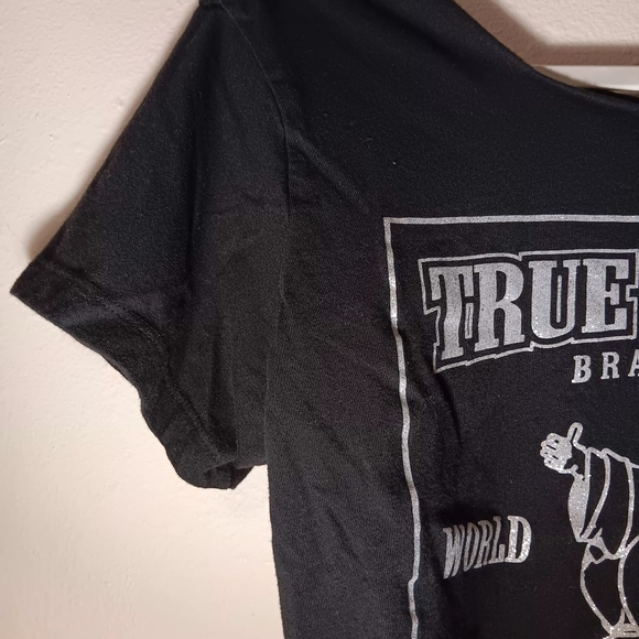 True Religion Black Graphic Short Sleeve Tee - Picture 6 of 11